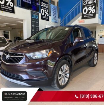 2018 Buick Encore - Certifié VUS - VIN: KL4CJASB3JB526654 - Buckingham Chevrolet Buick GMC Gatineau
