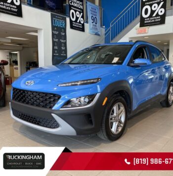 2022 Hyundai Kona - Occasion VUS - VIN: KM8K12AB5NU760518 - Buckingham Chevrolet Buick GMC Gatineau