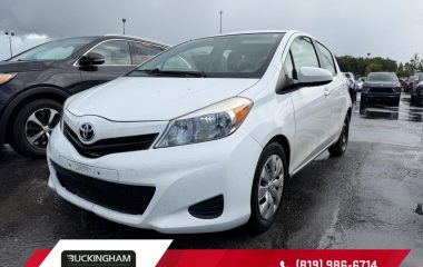 2014 Toyota Yaris Hayon 5 portes, boîte manuelle, LE