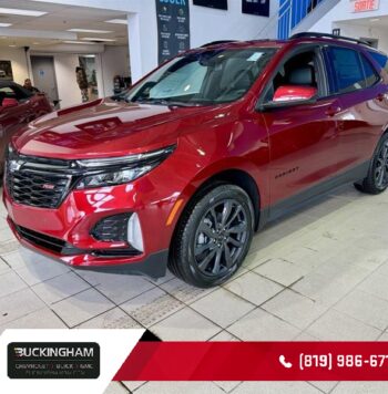 2024 Chevrolet Equinox RS - New SUV - VIN: 3GNAXWEG2RS162492 - Buckingham Chevrolet Buick GMC Gatineau