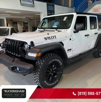 2023 Jeep Wrangler 4xe Willys - Certified SUV - VIN: 1C4HJXDGXPW595057 - Buckingham Chevrolet Buick GMC Gatineau