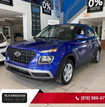 2022 Hyundai Venue - Used SUV - VIN: KMHRB8A30NU194940 - Buckingham Chevrolet Buick GMC Gatineau