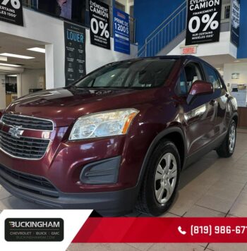 2015 Chevrolet Trax - Certified SUV - VIN: 3GNCJKSB6FL196341 - Buckingham Chevrolet Buick GMC Gatineau