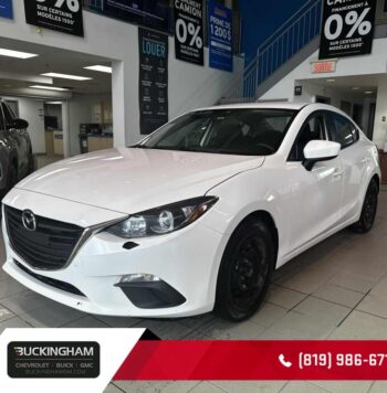 2015 Mazda Mazda3 - Used Sedan - VIN: 3MZBM1U78FM196668 - Buckingham Chevrolet Buick GMC Gatineau