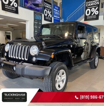2016 Jeep Wrangler - Used SUV - VIN: 1C4BJWEG9GL346782 - Buckingham Chevrolet Buick GMC Gatineau