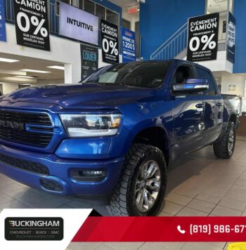 2019 RAM 1500 - Used Truck - VIN: 1C6SRFLT2KN545931 - Buckingham Chevrolet Buick GMC Gatineau