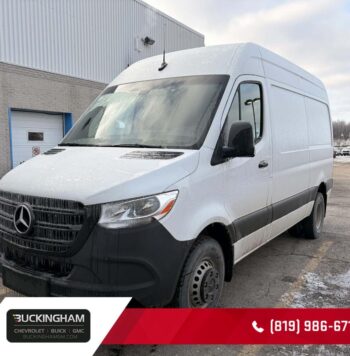 2023 Mercedes-Benz Sprinter 3500 Cargo - Used Van - VIN: W1Y5NBHY8PP555708 - Buckingham Chevrolet Buick GMC Gatineau